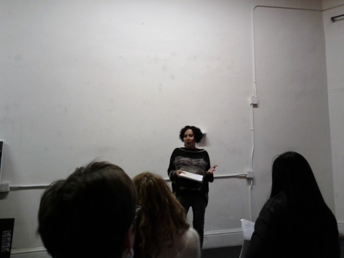 yours truly reading a short story forthcoming in print