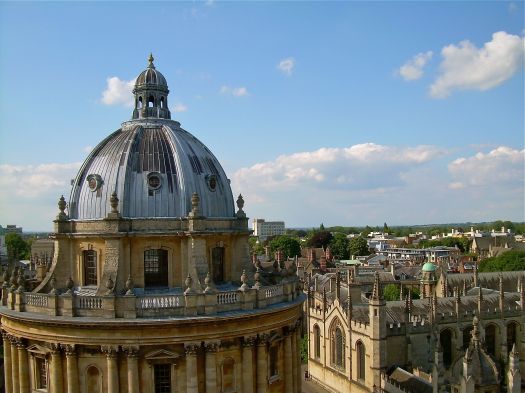 Radcliffe Camera from Saint Marys Church
