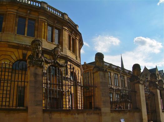 The Philosophers outside of Sheldonian Theatre